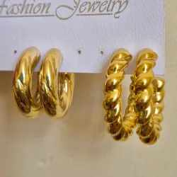 Pendientes dorados