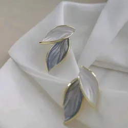Pendientes hojas