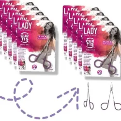 Pinza de cejas en forma de tijera