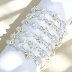 Pulseras de caracoles
