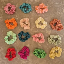 Scrunchies satinados 
