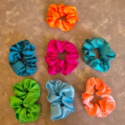 Scrunchies satinados 