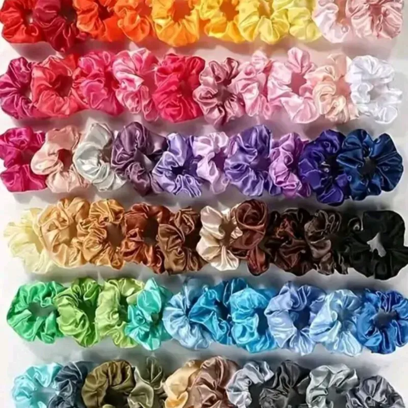 Scrunchies satinados 