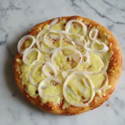 Pizza con cebolla