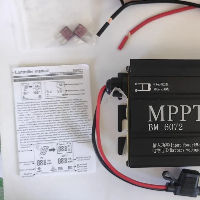 Controlador Solar Boost MPPT de 600W para Triciculos Modelo BM-6072 