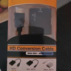 Adaptador hdmi a vga con salida de audio