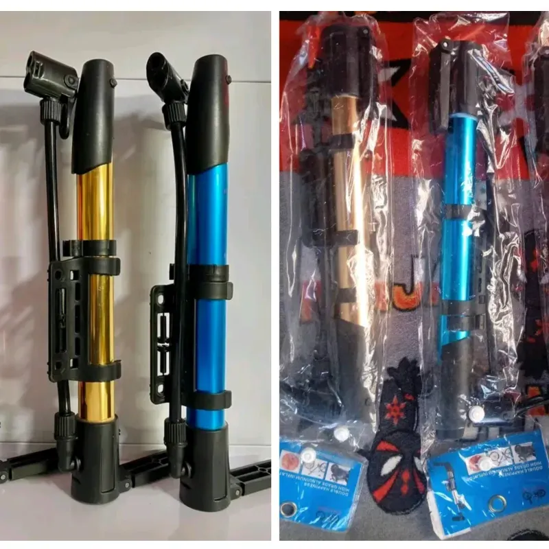 Bombas de aire con agujas para inflar balones, bicicletas y más 