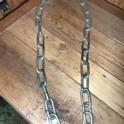 Cadena de acero reforzado de 1 metro