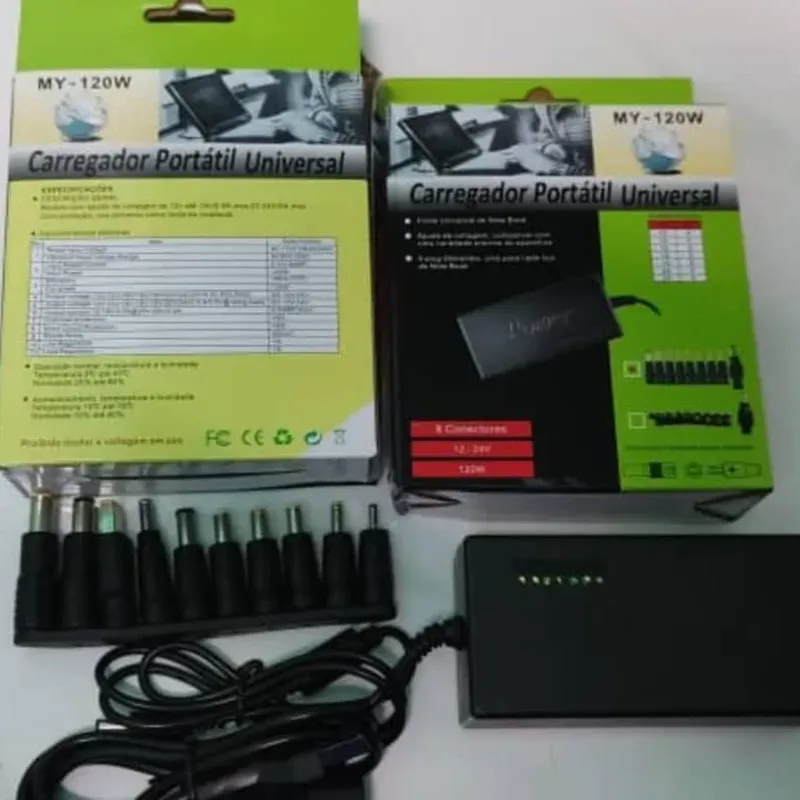 Cargador Universal de laptop, con juego de 10 puntas