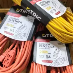 Extensión Eléctrica TRIC con 20 m