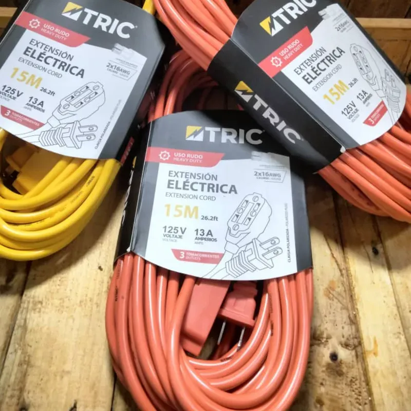 Extensión eléctrica TRIC de 15 m