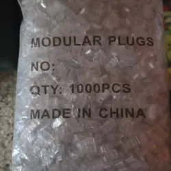 Paquete de 1000 puntas de cable de red