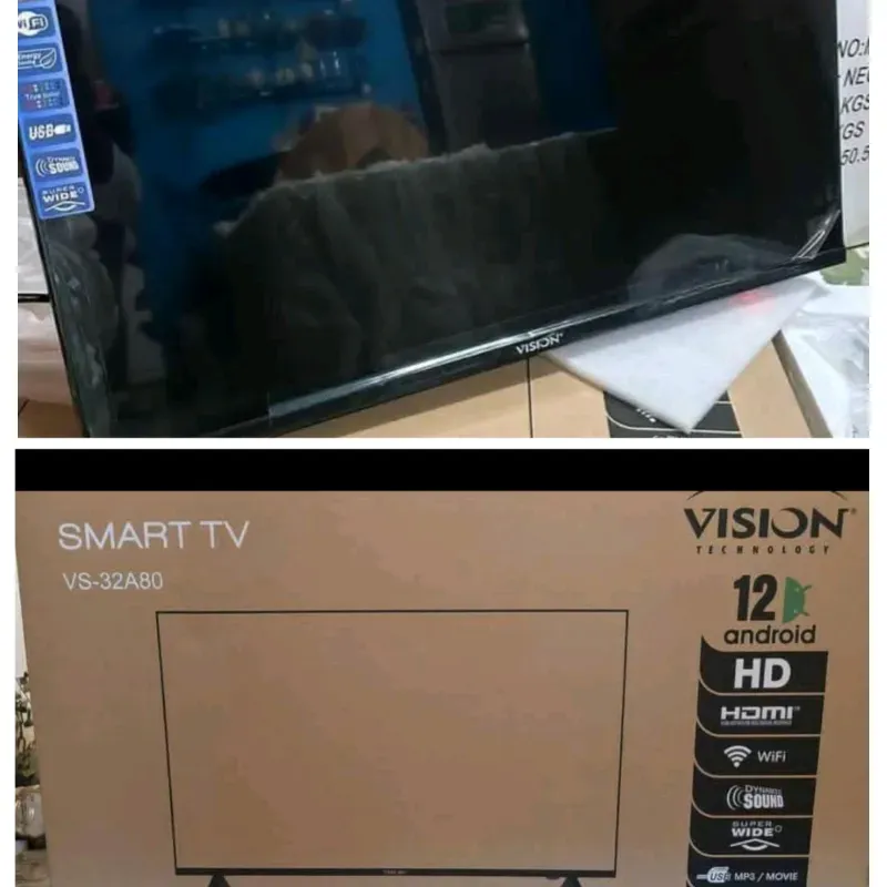 TV Vision de 32 pulgadas con cajita interna en 185 USD 
