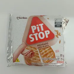 Galletas integrales con crema sabor jamón 