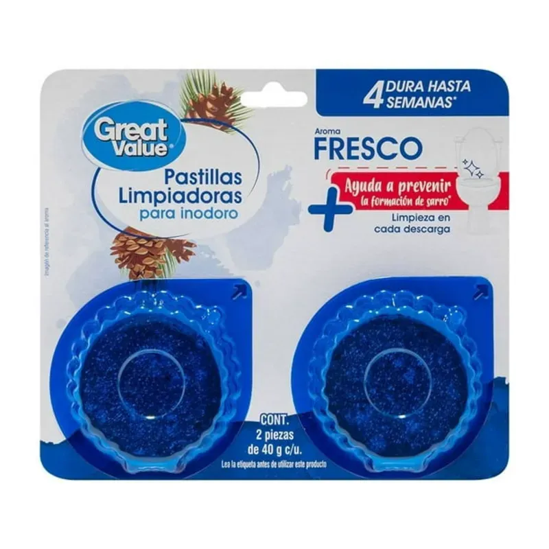 Pastillas limpiadoras baño