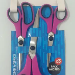 Set de tijeras rosadas