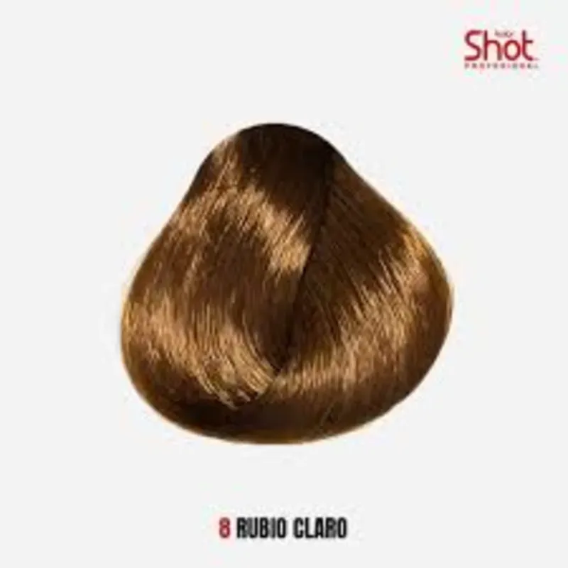 Tinte shot 8 rubio claro 
