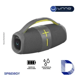 🔊 Bocina Unno Tecno 20W IPX6 RGB