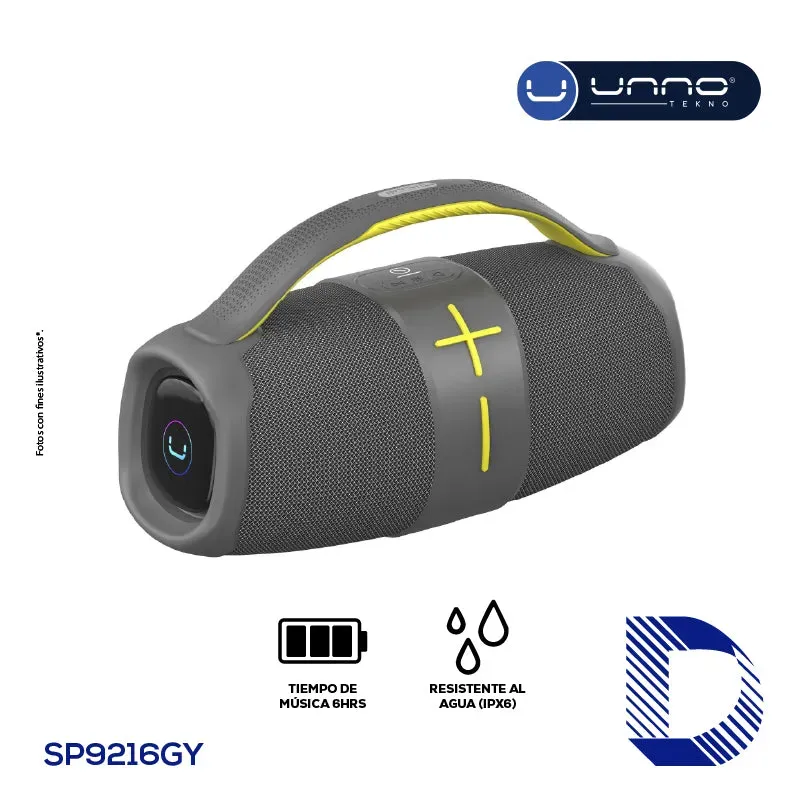 🔊 Bocina Unno Tecno 20W IPX6 RGB