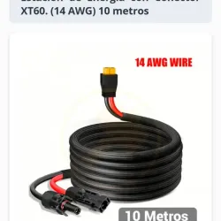🔌 Cable de Extensión Solar 14 AWG — 10 metros