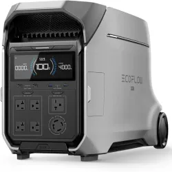 EcoFlow Delta Pro 3 110V/220V 4096Wh Pico 8000W, Batería LiFePO y Carga Rápida Estación de Energía Portátil