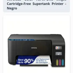 🖨️ Epson – EcoTank ET-2400 Wireless Color All-in-One Supertank (Negro) 💧