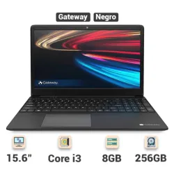 Laptop Gateway GWTN156-7BK 15.6" FHD i3-1115G4 3GHz 8GB RAM 256GB SSD Win 10 Home Negro ( Grado A )