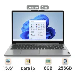 Laptop Lenovo IdeaPad 1 15.6" FHD Intel Core i5-1335U, 8GB RAM - 256GB SSD Más Base Enfriadora - Gris.