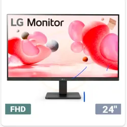 Monitor LG 24" IPS FHD 100Hz FreeSync (Modelo: 24MR400-B.AUSQ) Negro