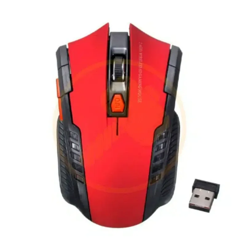Mouse Inalambrico Gaming. Rojo