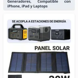 🔆 Panel Solar 30W Impermeable