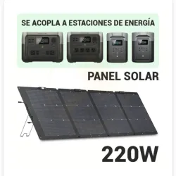🔆 Panel Solar Portátil ECOFLOW 220W (Nuevo)