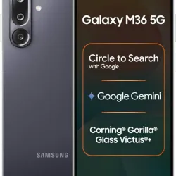 Teléfono Samsung Galaxy M36 5G , 6Gb Ram, 128Gb Almacenamiento, Con Cover, Mica y Audífonos - Negro