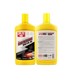 Cera líquida con removedor de rayones.