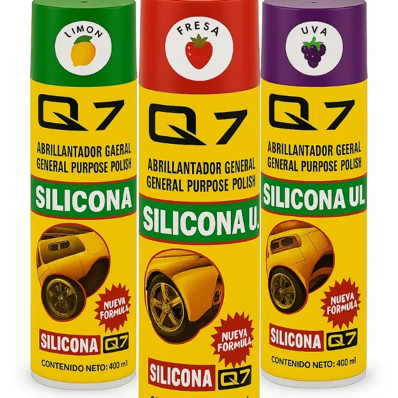 Silicona con aromas para plásticos e interiores.