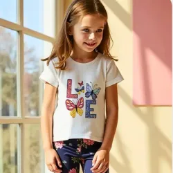 Camiseta de Mangas Cortas y Leggings de verano