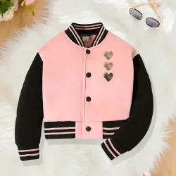 Chaqueta Corta de Béisbol para Niña 