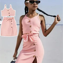 Conjunto de Media Falda para Niñas 