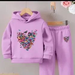 Conjunto de Sudadera con Capucha y Pantalón de Manga Larga