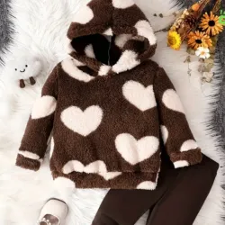 Sudadera con Capucha Forrada y Pantalones