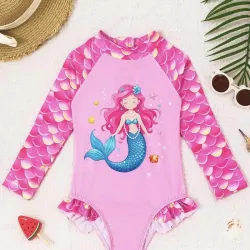 Traje de baño de una pieza de princesa