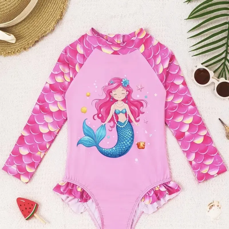 Traje de baño de una pieza de princesa