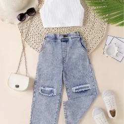 Traje de dos piezas para niñas