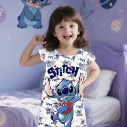 Vestido de pijama para niñas de Disney Stitch 