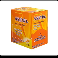 Motrin Dispenser, paquete de 25 sobres de 2 unidades