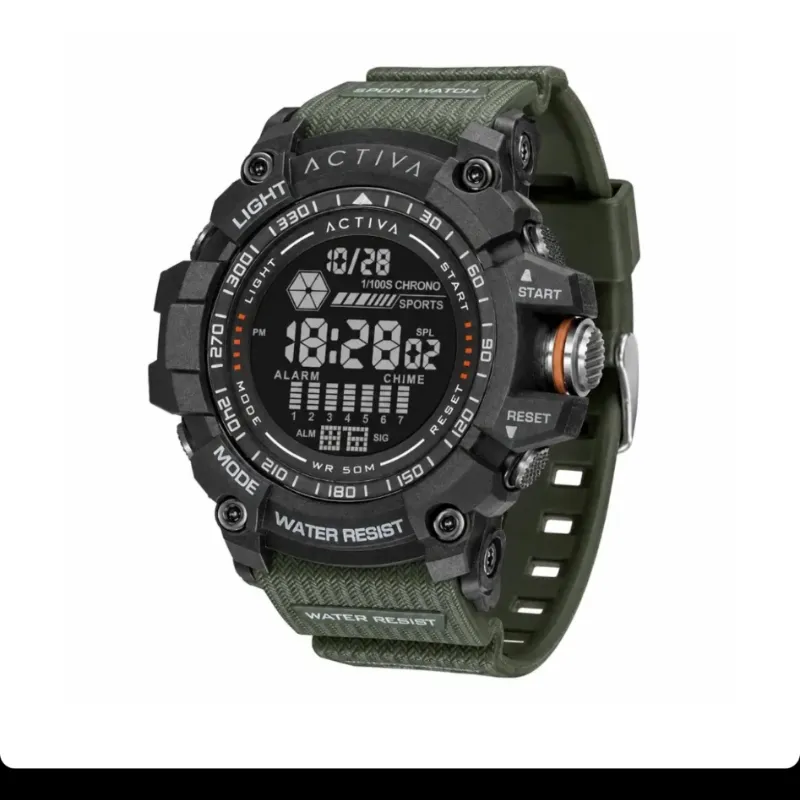 Reloj digital para hombre Invicta Activa ACW8020-003 de 56 mm en verde