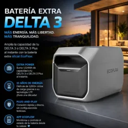 BATERÍA EXTRA DELTA 3*🔋 Capacidad: *1024 Wh*ℹ️