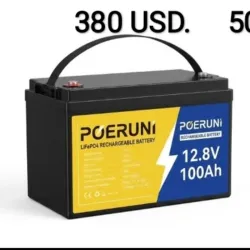 BATERÍA IDEAL PARA INVERSORES* *Ciclos de carga profundo*🪫🔋 12.8Vol 100Ah