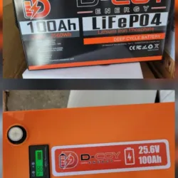 Batería para inversor 25.6 vol  100 ah