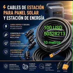 CABLE FOTOVOLTAICO PARA INVERSORES, PANEL SOLAR Y ECOFLOW de  10 metros